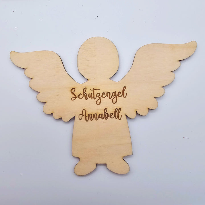 Schutzengel aus Holz