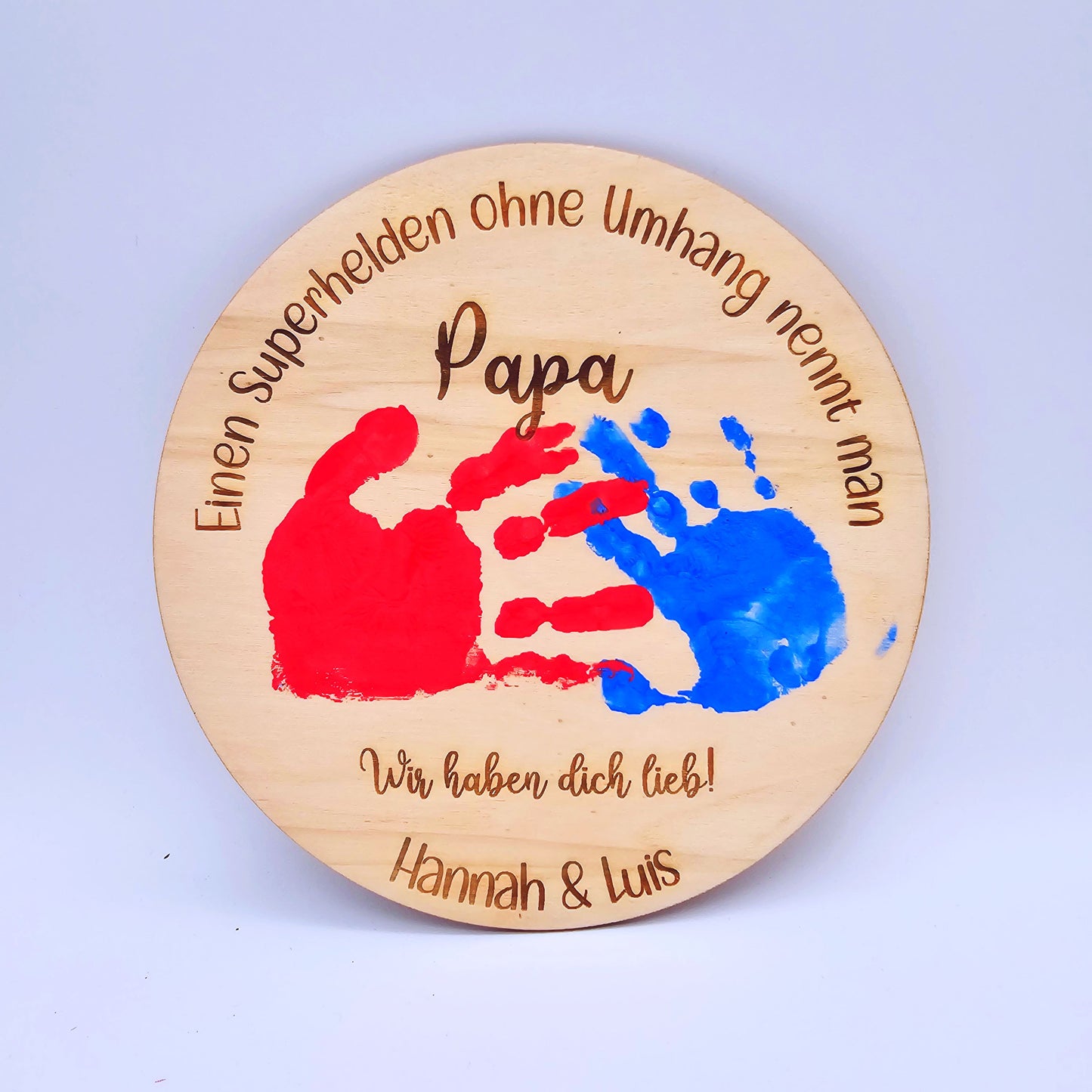 DIY Geschenk für Abdrücke Papa