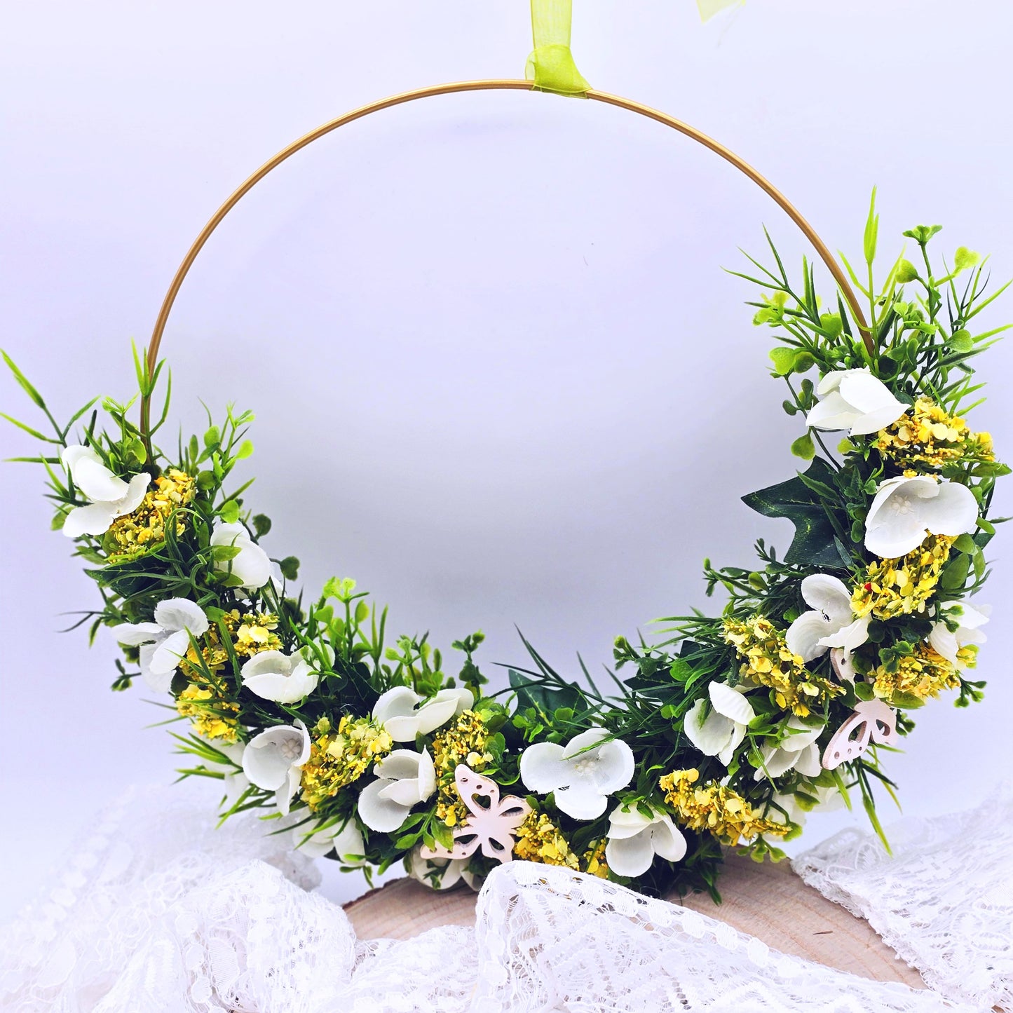 Trockenblumen Türkranz | Haustür Dekoration | Geschenk zur Hochzeit |Trockenblumenkranz | Dekoration Eingangsbereich | Muttertagsgeschenk