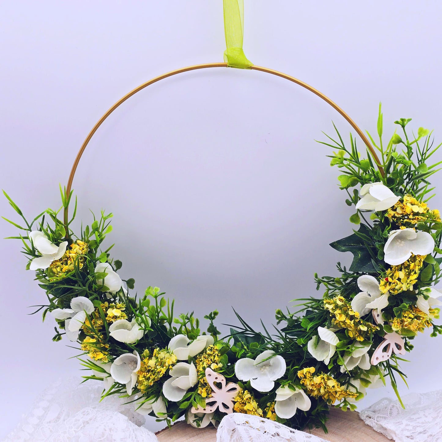 Trockenblumen Türkranz | Haustür Dekoration | Geschenk zur Hochzeit |Trockenblumenkranz | Dekoration Eingangsbereich | Muttertagsgeschenk