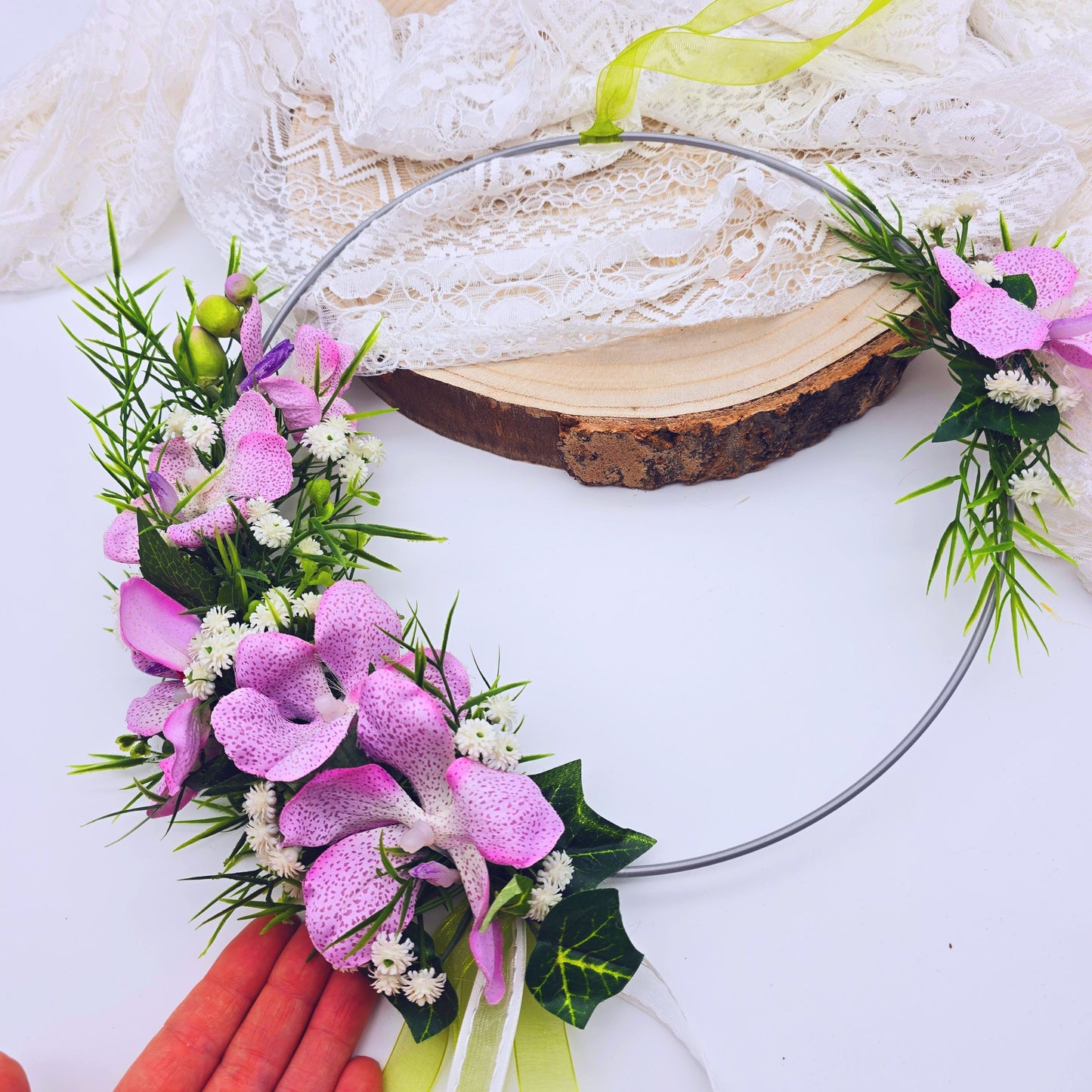 Trockenblumen Türkranz | Haustür Dekoration | Geschenkidee Frau |Trockenblumenkranz |Dekoration Eingangsbereich