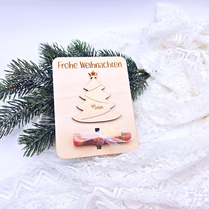 personalisierte Weihnachtskarte