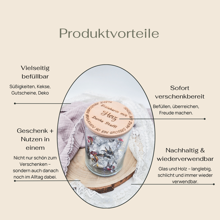 Vorratsglas Erzieherin