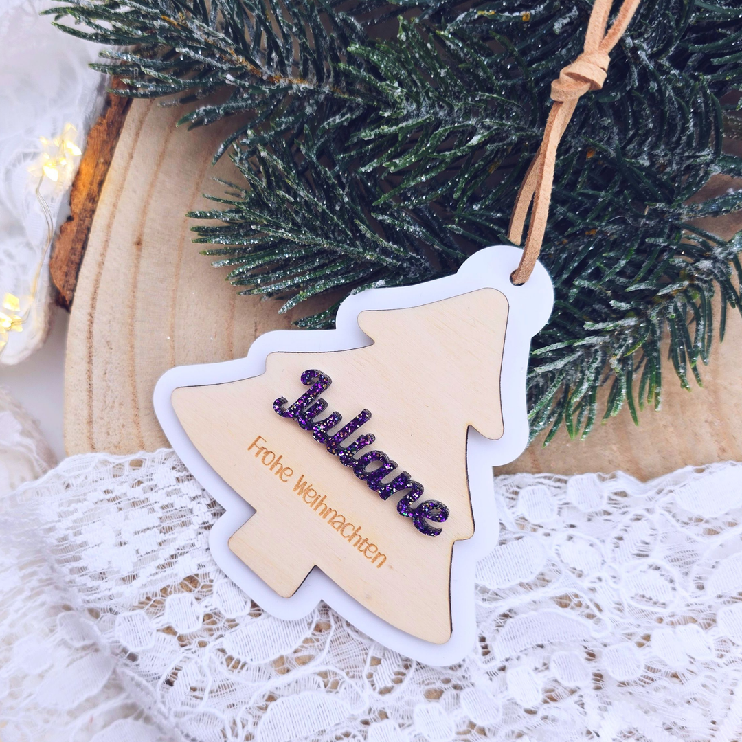 Weihnachtsanhänger personalisiert