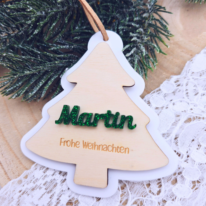 Weihnachtsanhänger personalisiert