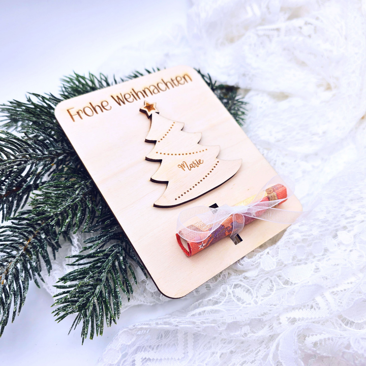 personalisierte Weihnachtskarte