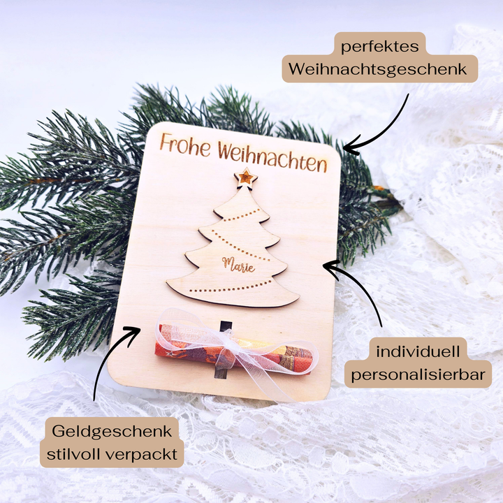 personalisierte Weihnachtskarte