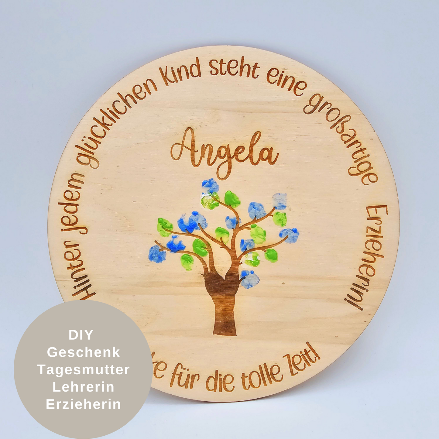 Abschiedsgeschenk Erzieherin | Geschenkidee Tagesmutter | personalisiertes Geschenk Lehrerin | Dankeschön zum Abschied | DIY Geschenk