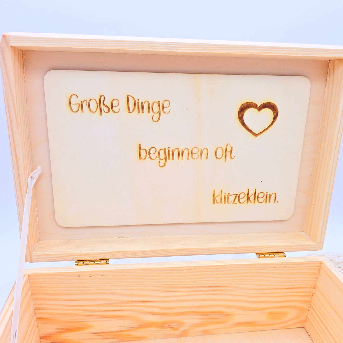 Personalisierte Erinnerungsbox | Geschenk zur Geburt | Erster Geburtstag | Taufgeschenk | personalisierte Geschenke Baby | Mädchen | Junge