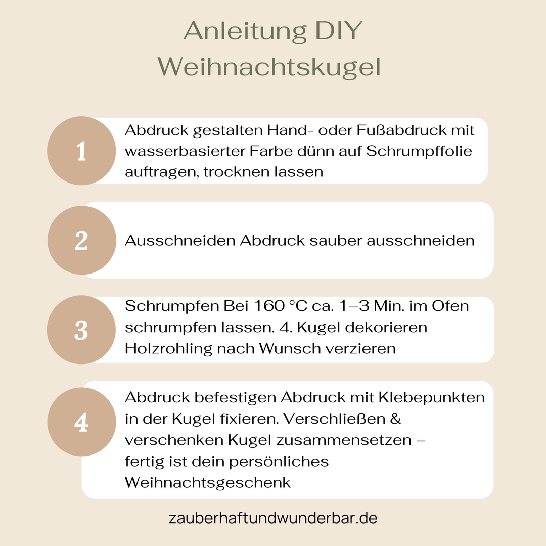 DIY Weihnachtskugel