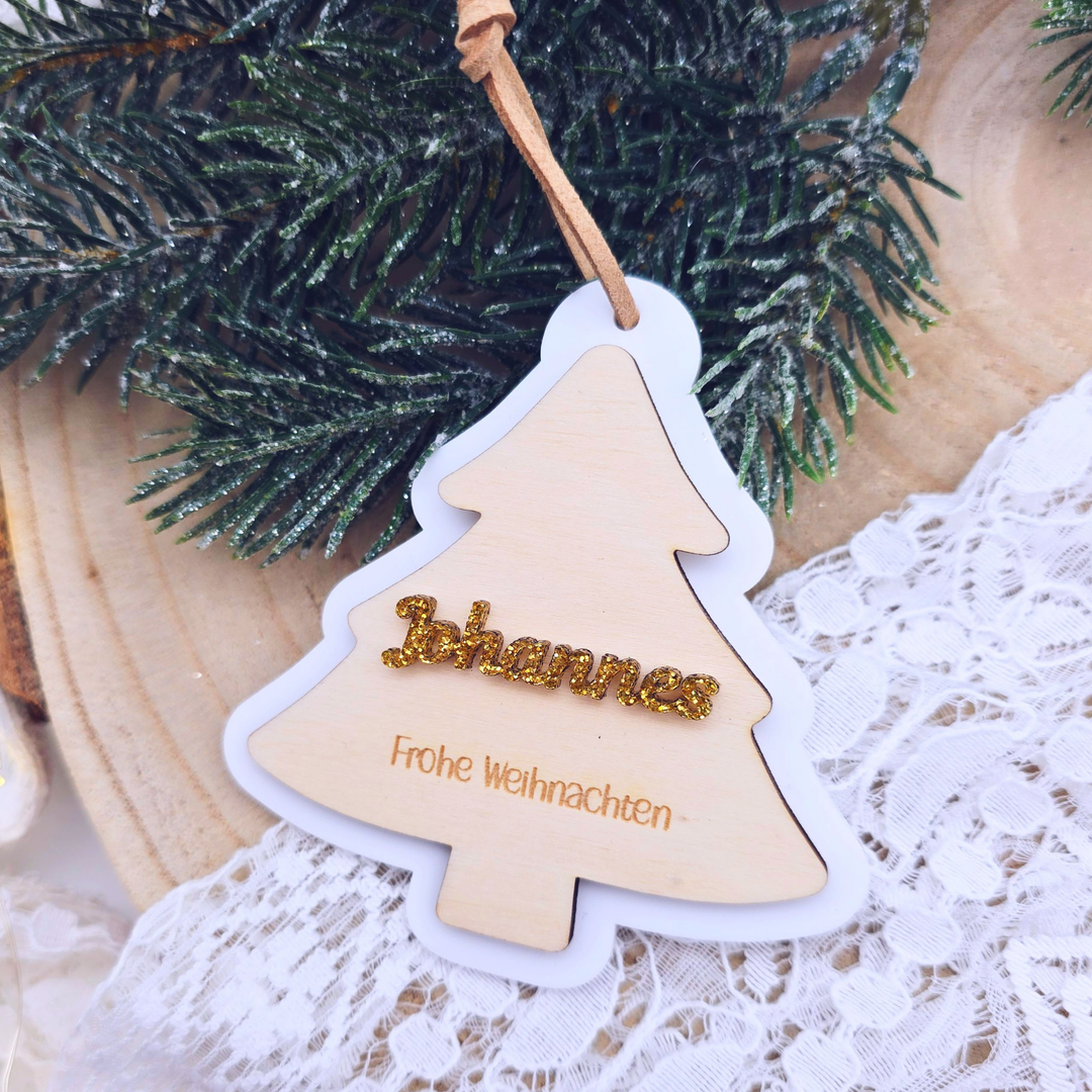 Weihnachtsanhänger personalisiert