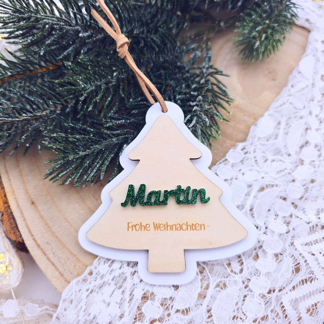 Weihnachtsanhänger personalisiert