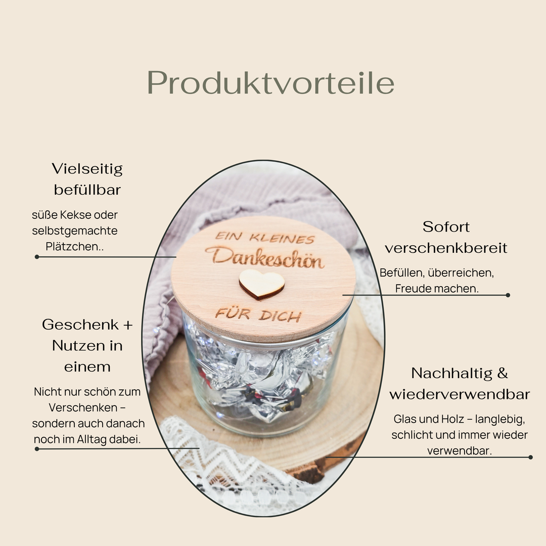 Vorratsglas Dankeschön