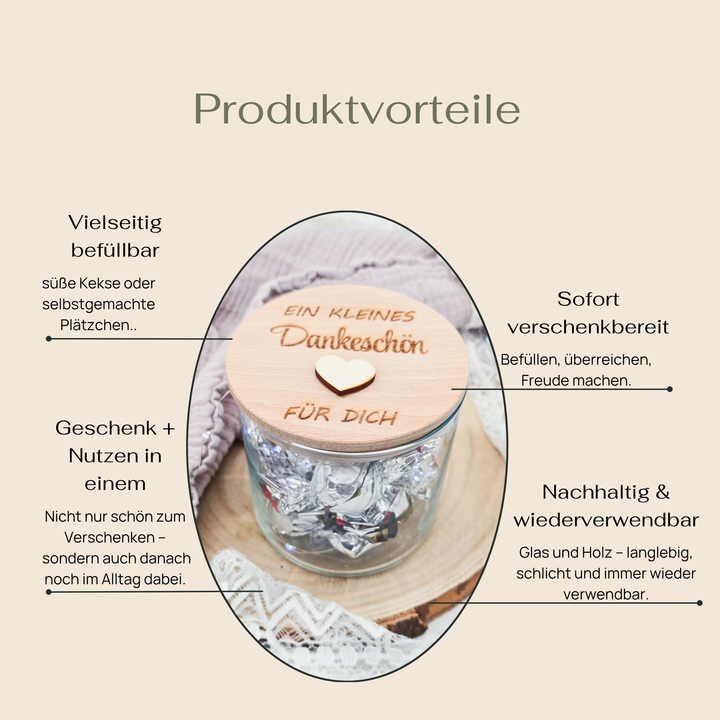 Vorratsglas Dankeschön
