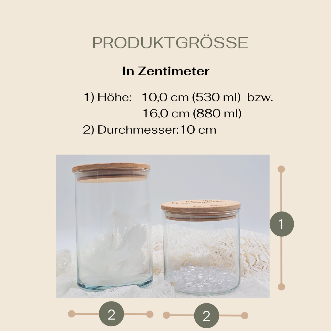 Vorratsglas Weihnachten "Ein Glas voller Weihnachtszauber"