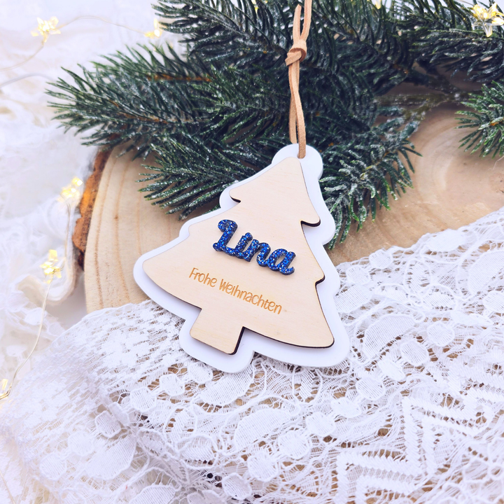 Weihnachtsanhänger personalisiert