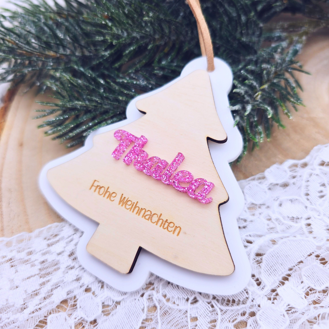Weihnachtsanhänger personalisiert