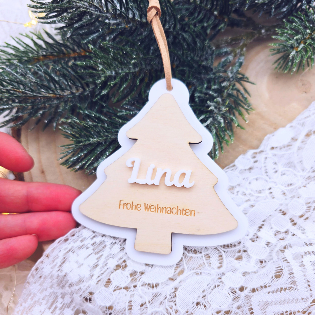 Weihnachtsanhänger personalisiert
