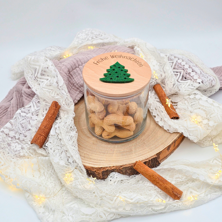 Keksglas Weihnachten "Frohe Weihnachten"