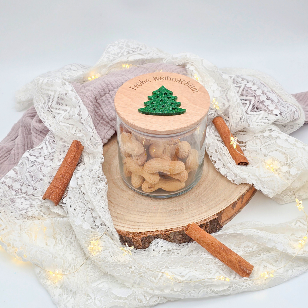 Keksglas Weihnachten "Frohe Weihnachten"