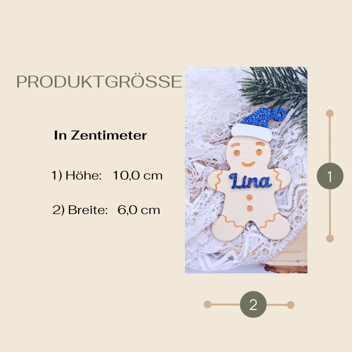 Lebkuchenmann Anhänger