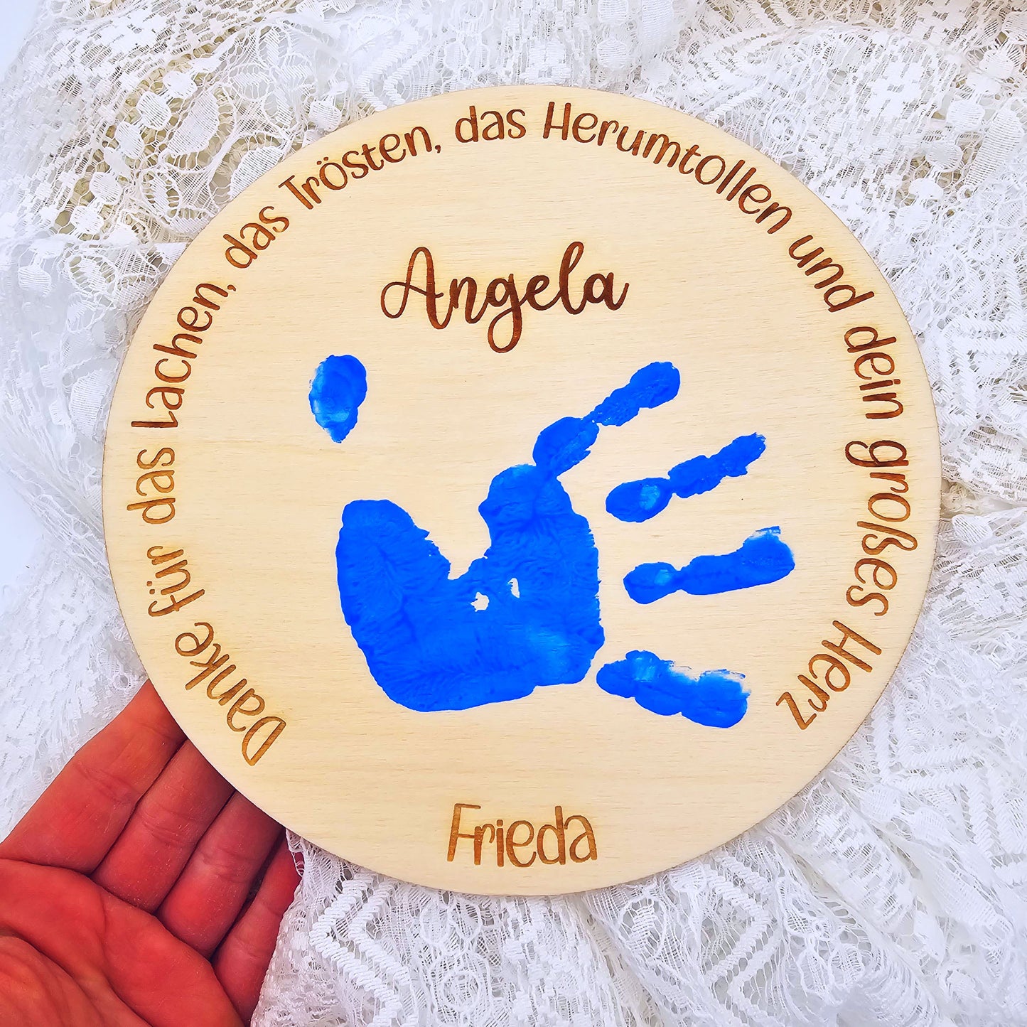 Kita Abschiedsgeschenk | Geschenk Erzieherin | Kleines Dankeschön | Geschenk Handabdruck | DIY Geschenk | personalisierte Geschenke