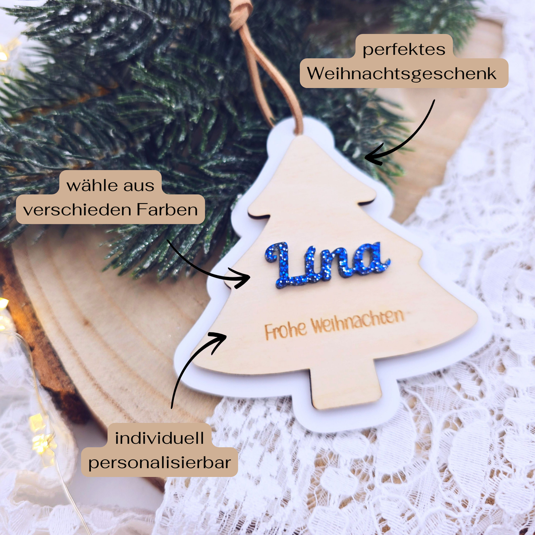 Weihnachtsanhänger personalisiert