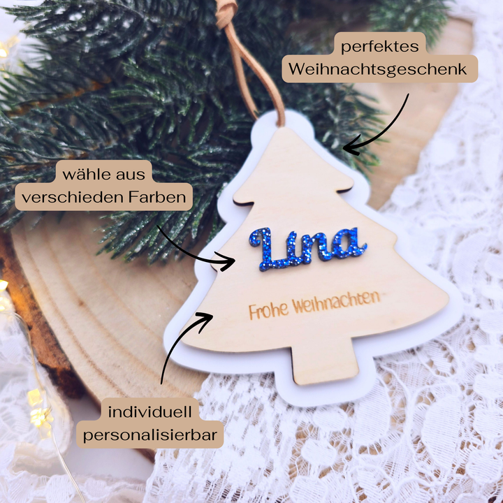 Weihnachtsanhänger personalisiert
