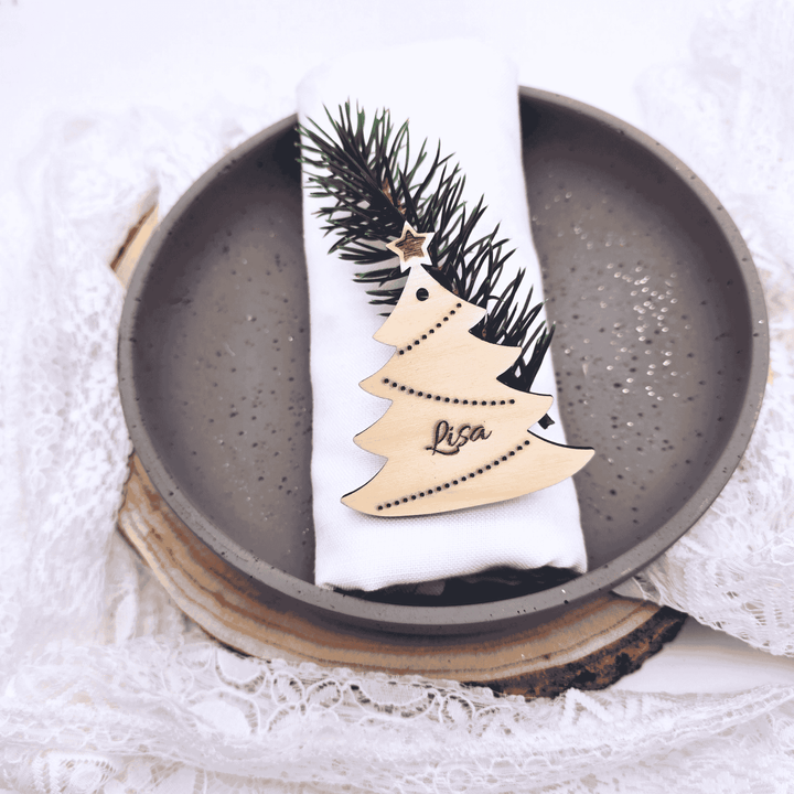 Tischkarte Weihnachten