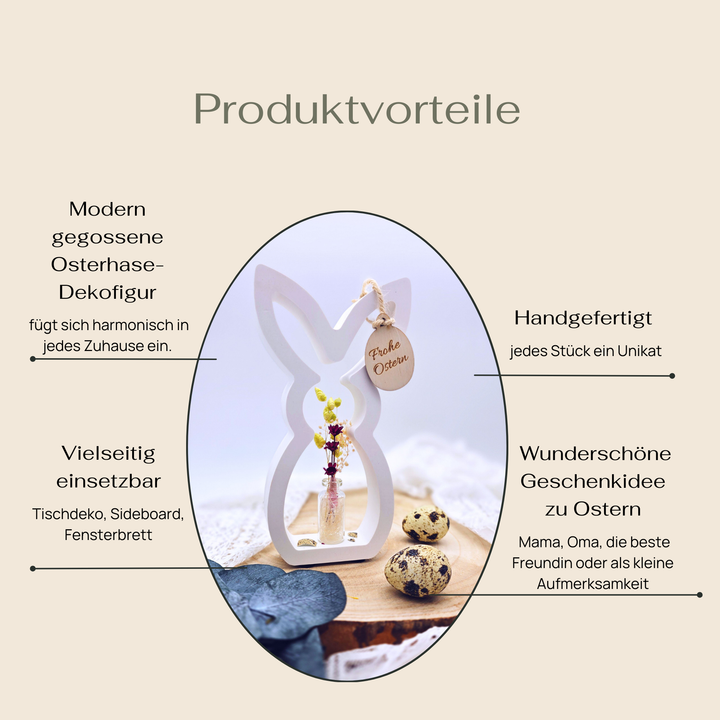 Osterhase Dekofigur