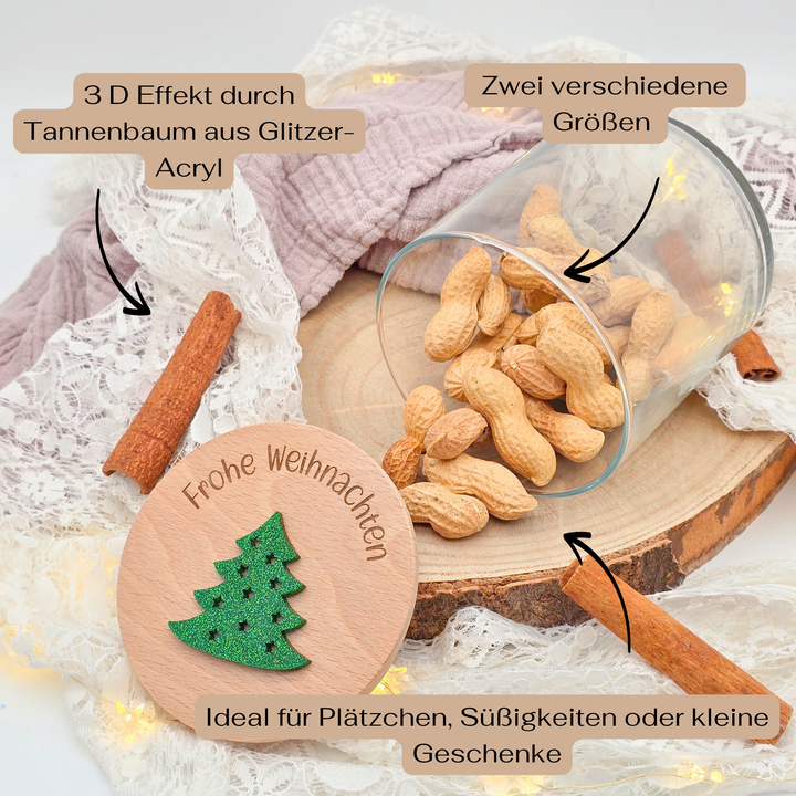 Keksglas Weihnachten "Frohe Weihnachten"