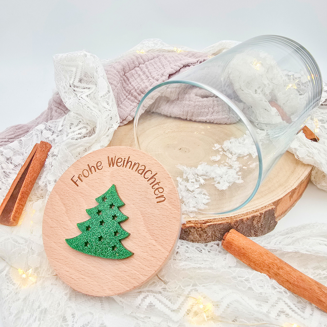 Keksglas Weihnachten "Frohe Weihnachten"