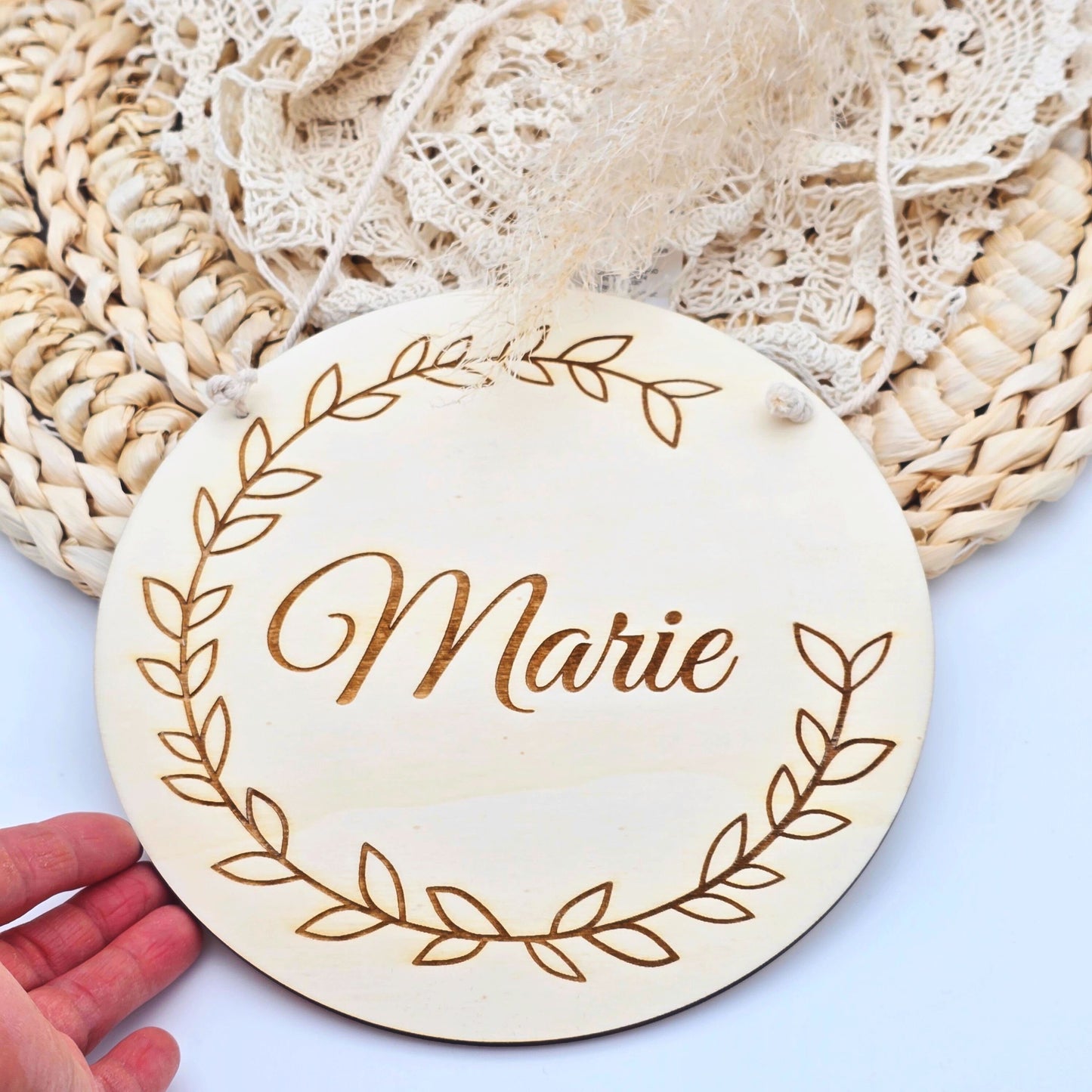 Personalisiertes Holzschild mit Name | Kinderzimmer Deko | Namensschild Kinderzimmer | Mädchen | Junge | Geschenke zur Geburt | Holz