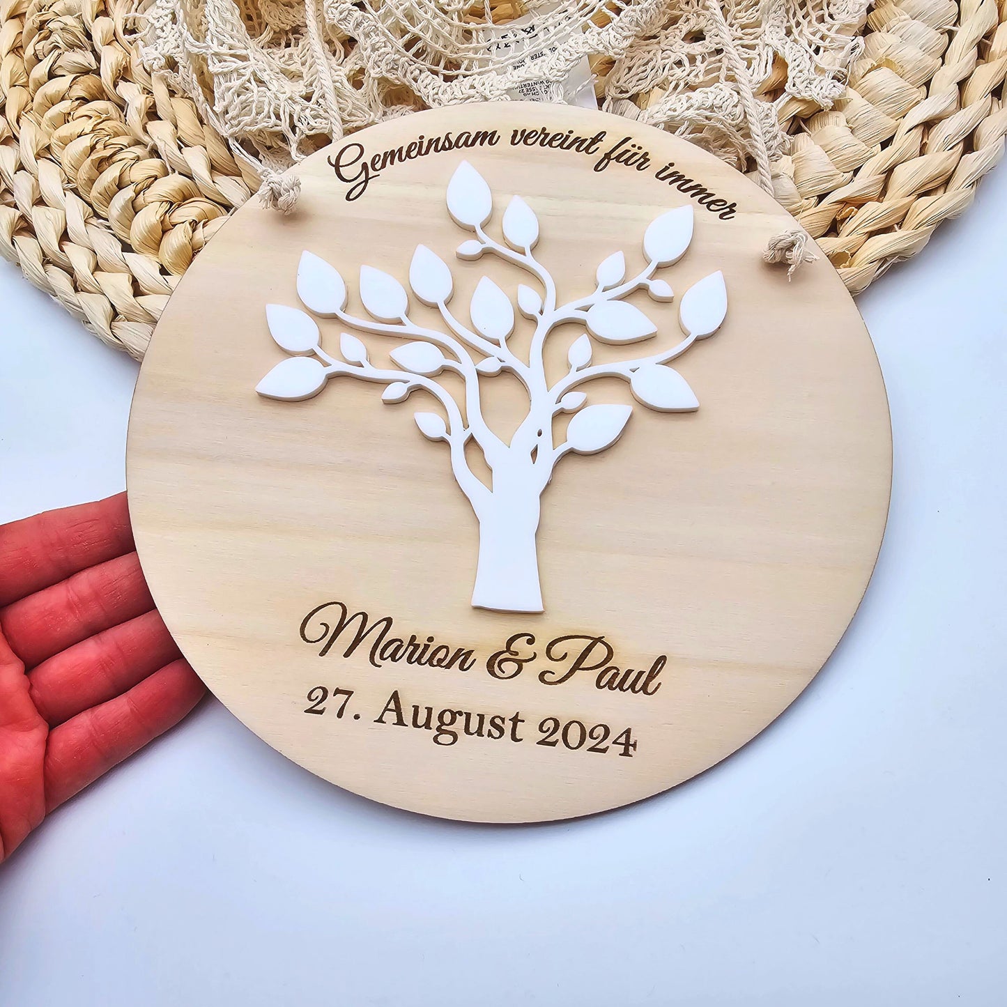 Geschenk zur Hochzeit | personalisiertes Geschenk zur Hochzeit | Ideen für Geldgeschenke | Holzschild Hochzeit | Geschenke für Brautpaar