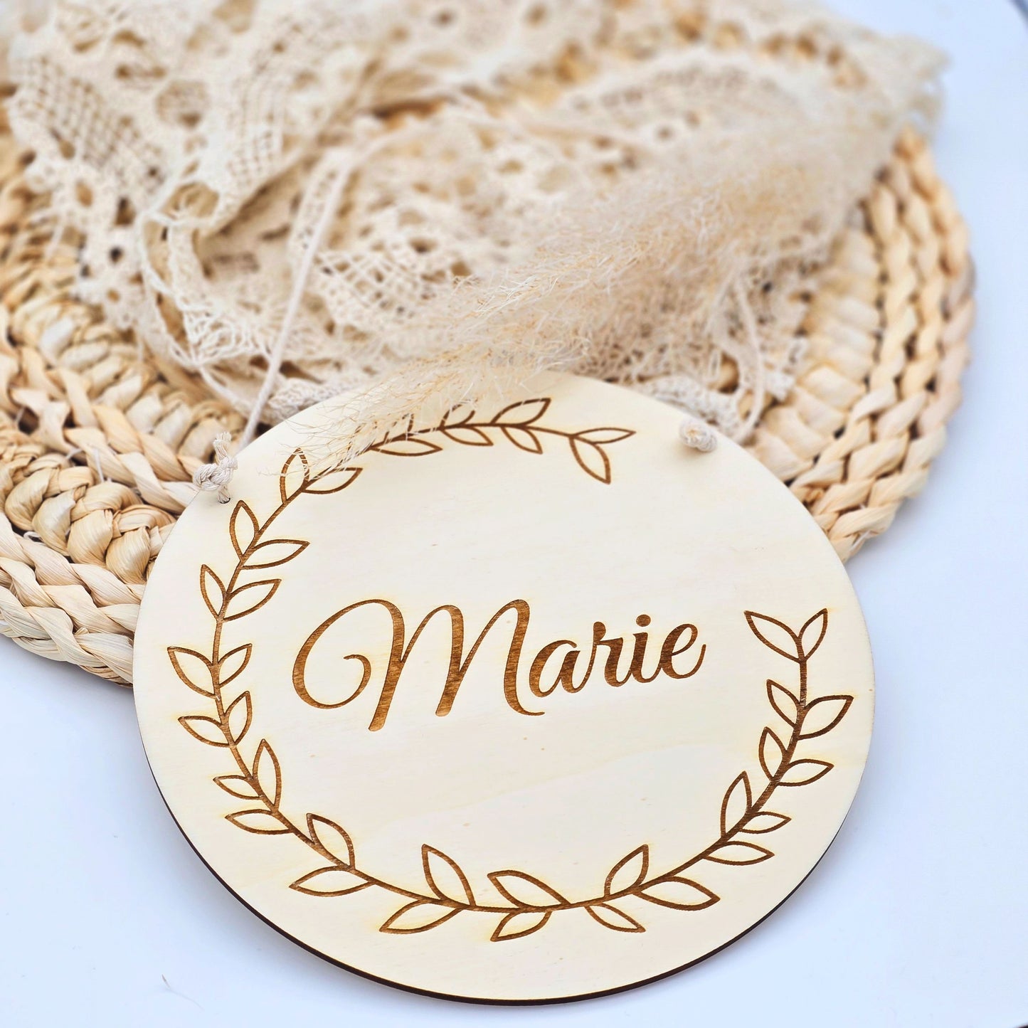 Personalisiertes Holzschild mit Name | Kinderzimmer Deko | Namensschild Kinderzimmer | Mädchen | Junge | Geschenke zur Geburt | Holz