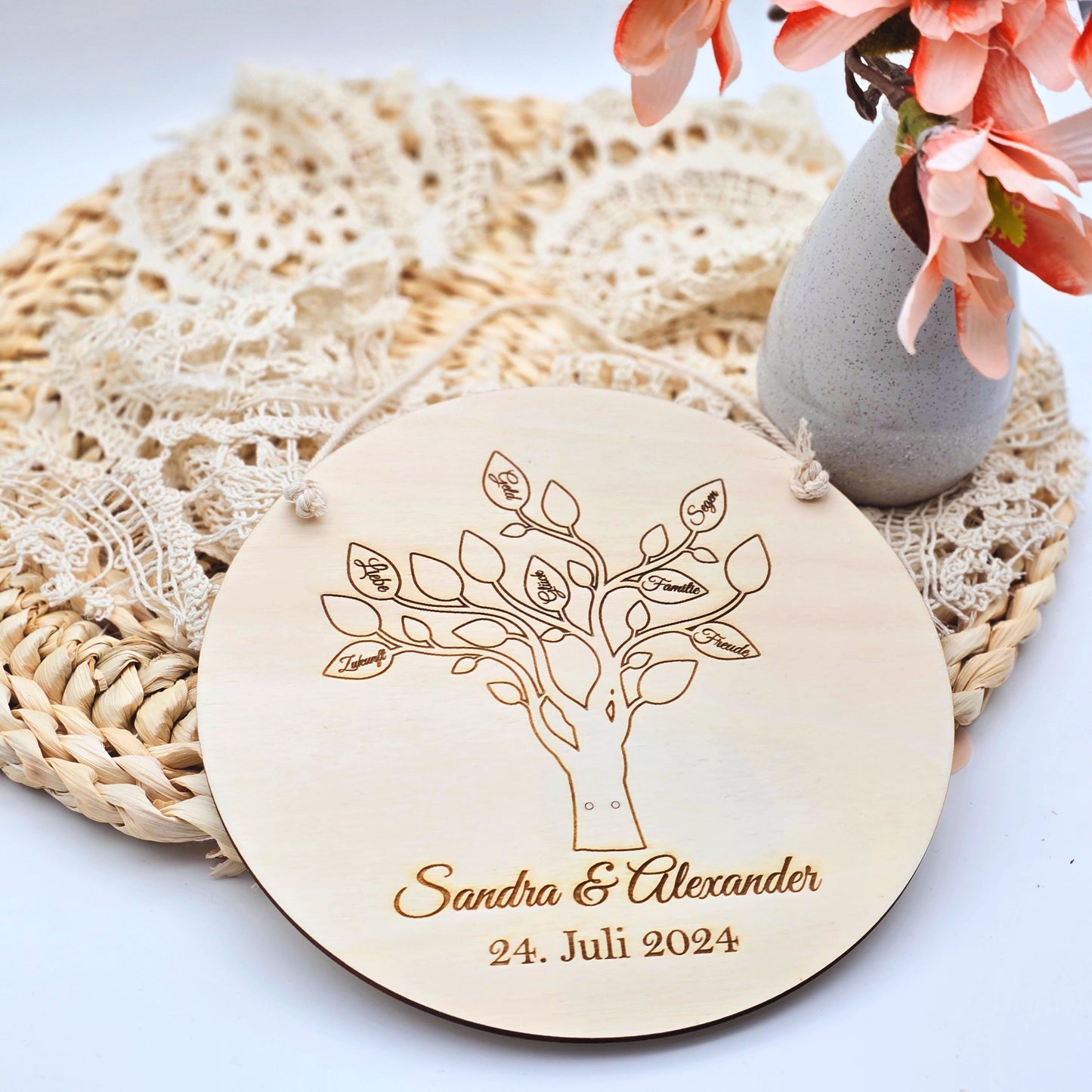 Geschenk zur Hochzeit | personalisiertes Geschenk zur Hochzeit | Ideen für Geldgeschenke | Holzschild Hochzeit | Geschenke für Brautpaar