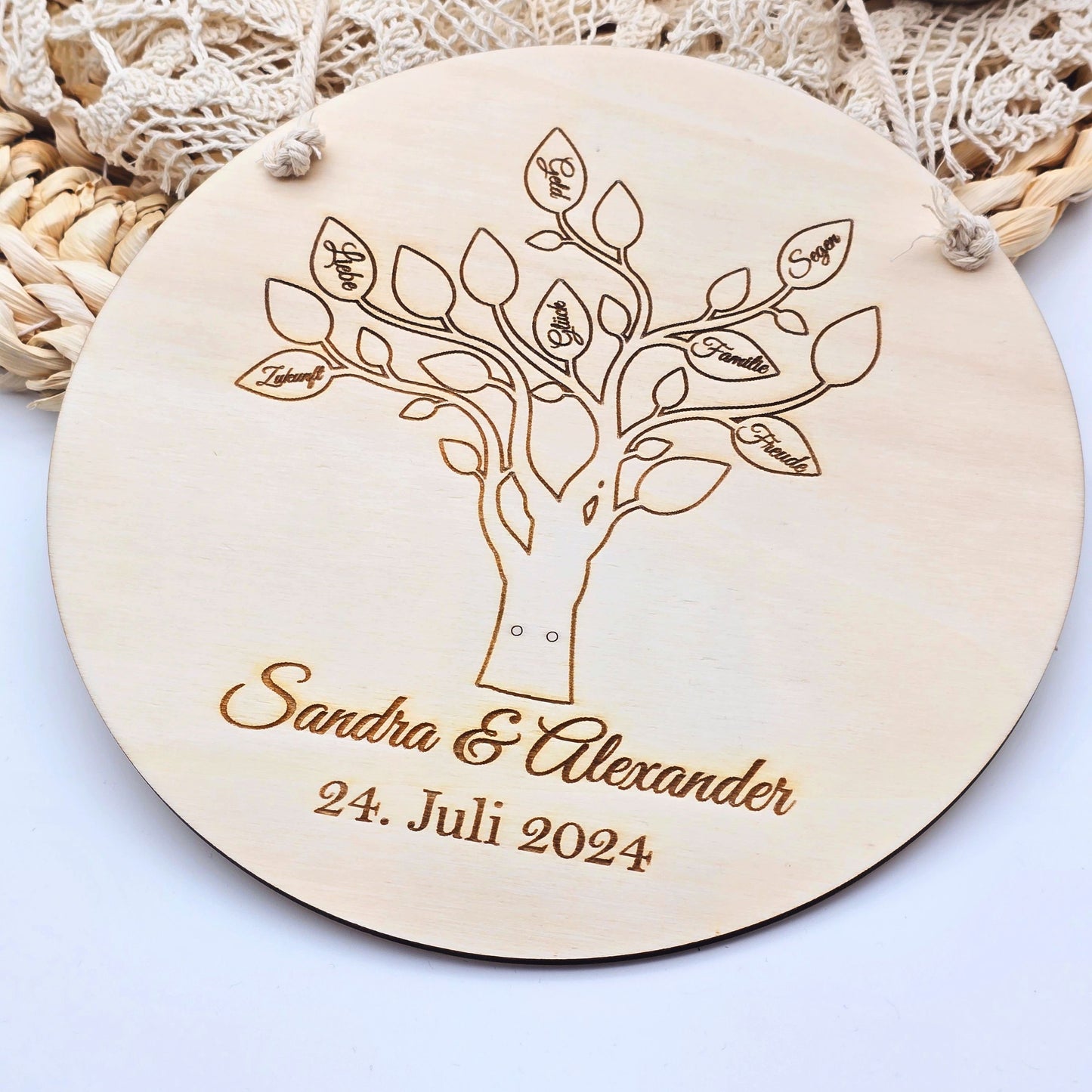 Geschenk zur Hochzeit | personalisiertes Geschenk zur Hochzeit | Ideen für Geldgeschenke | Holzschild Hochzeit | Geschenke für Brautpaar