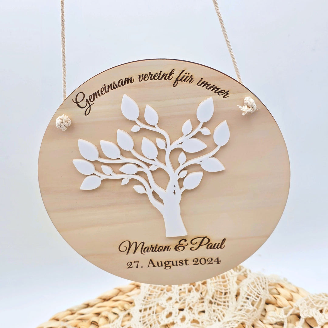 Holzschild Hochzeit