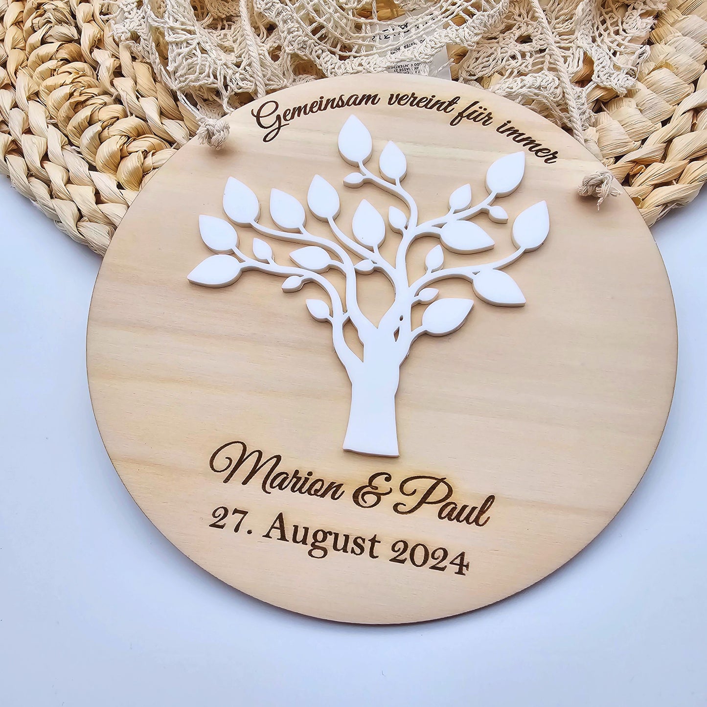 Geschenk zur Hochzeit | personalisiertes Geschenk zur Hochzeit | Ideen für Geldgeschenke | Holzschild Hochzeit | Geschenke für Brautpaar