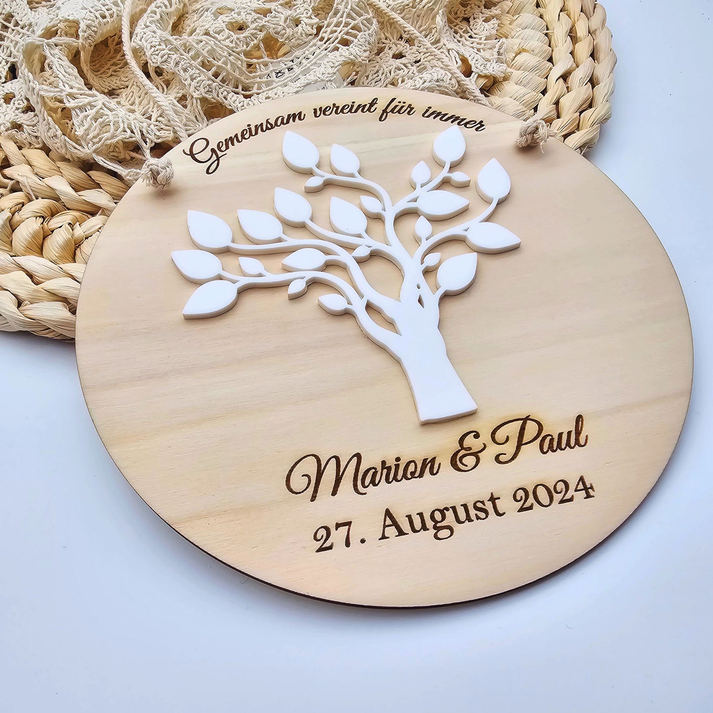 Geschenk zur Hochzeit | personalisiertes Geschenk zur Hochzeit | Ideen für Geldgeschenke | Holzschild Hochzeit | Geschenke für Brautpaar